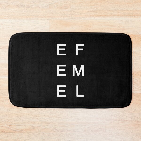 Item preview, FML Ef Em El Text design designed and sold by GetItGiftIt.