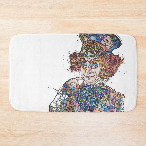 Item preview, Geometric Mad Hatter designed and sold by PopFright Art Company .