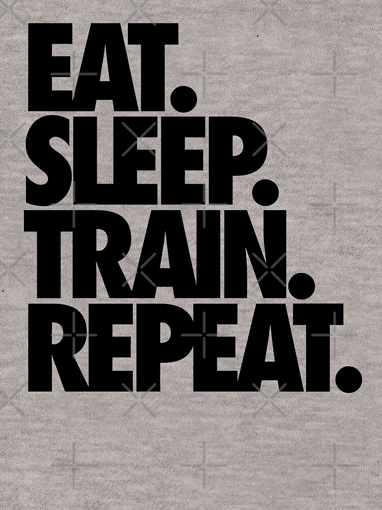 Thumbnail 7 of 7, Essential T-Shirt, EAT. SLEEP. TRAIN. REPEAT. designed and sold by cpinteractive.