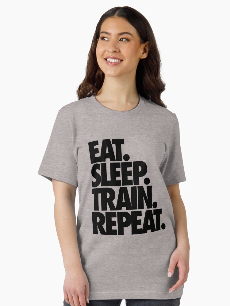 Thumbnail 2 of 7, Essential T-Shirt, EAT. SLEEP. TRAIN. REPEAT. designed and sold by cpinteractive.