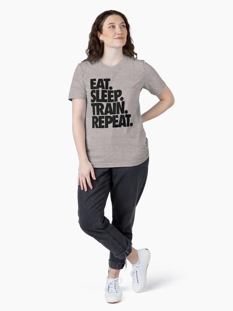 Thumbnail 4 of 7, Essential T-Shirt, EAT. SLEEP. TRAIN. REPEAT. designed and sold by cpinteractive.