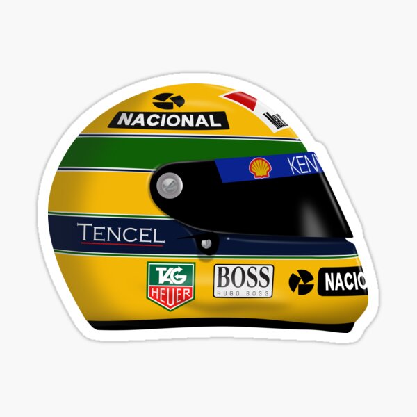 Ayrton Senna Stickers | Redbubble
