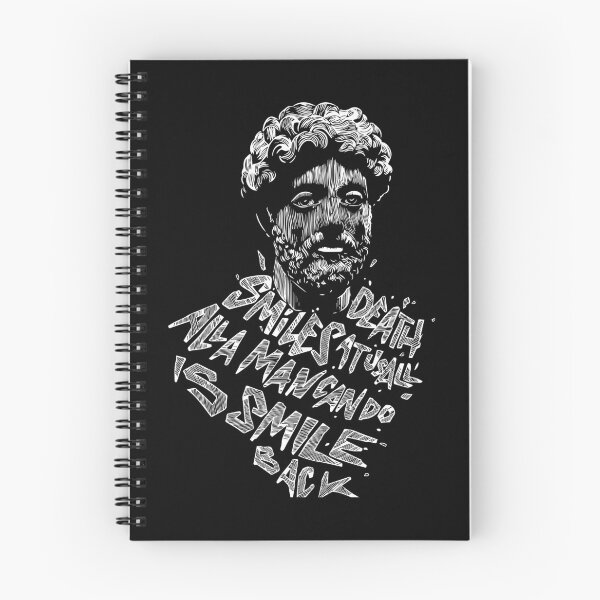 Item preview, Marcus Aurelius quote death smile designed and sold by mevvo.