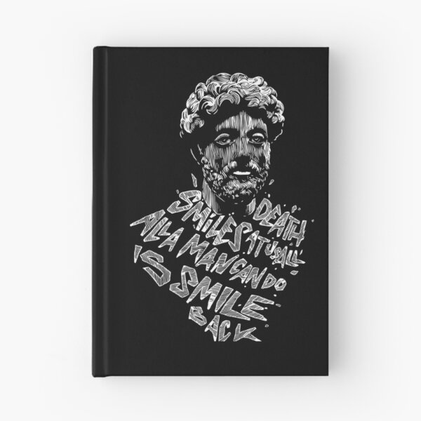 Item preview, Marcus Aurelius quote death smile designed and sold by mevvo.