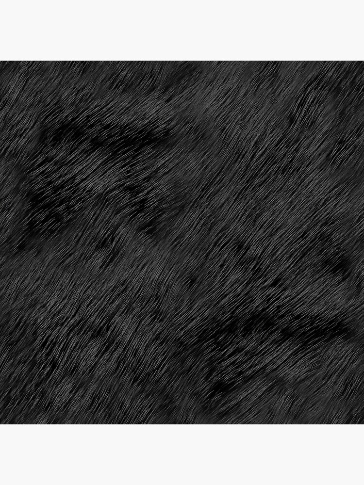 "Black bear faux fur pattern" Throw Pillow for Sale by artonwear