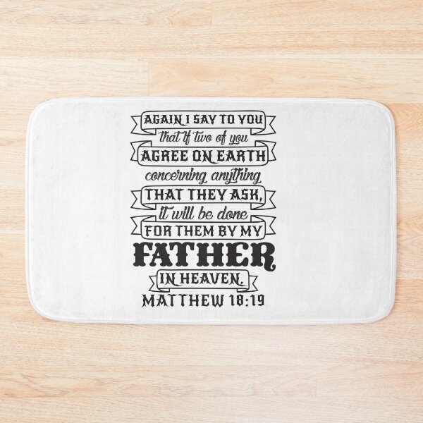Item preview, Matthew 18:19 designed and sold by plushism.