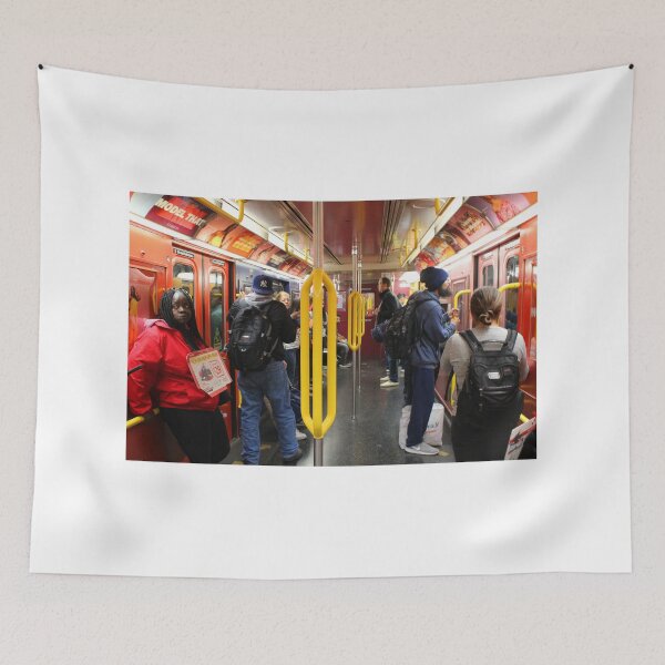 Item preview, People on the NYC Subway - No. 2 designed and sold by BritishYank.