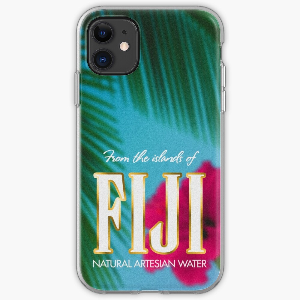 Vintage Fiji Water Iphone Case Cover By Xyae Redbubble - roblox case skin for samsung galaxy by xyae redbubble