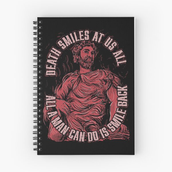 Item preview, Marcus Aurelius quote death smile designed and sold by mevvo.