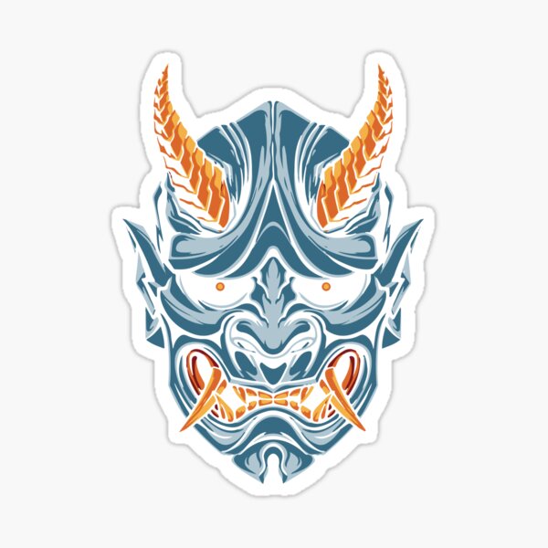 Item preview, oni mask designed and sold by mevvo.