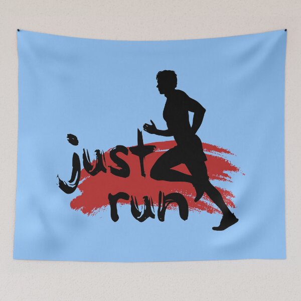 Item preview, Just run - Marathon training Gift for Run Lovers designed and sold by IslandLakeTree.
