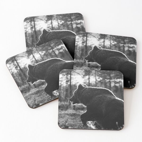 Item preview, The rising II. Brown Bear in bw designed and sold by Jouko Lehto Photography.