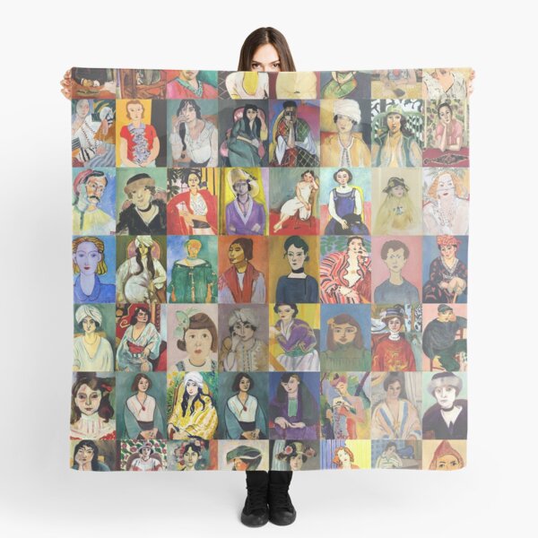 Henri Matisse Faces Scarf