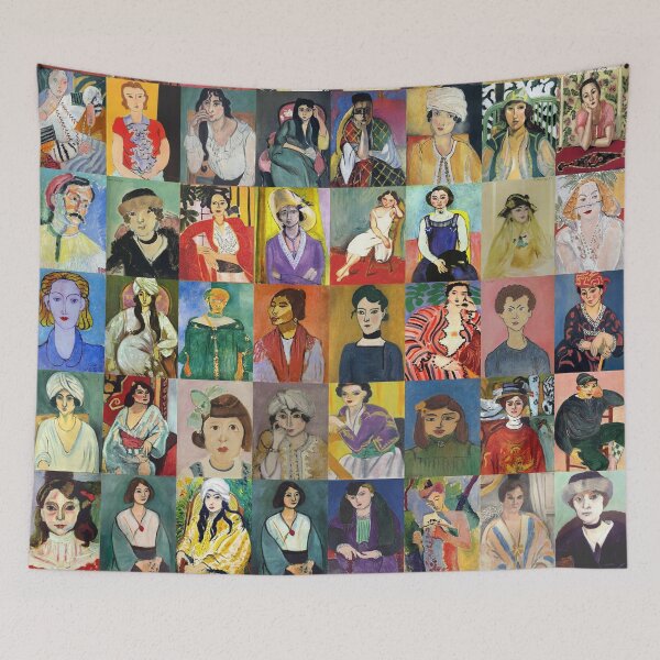 Item preview, Henri Matisse Faces designed and sold by Montage-Madness.