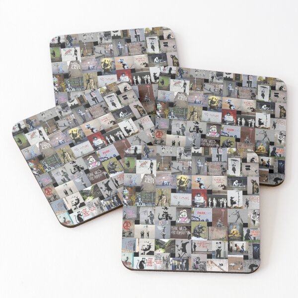 Item preview, Banksy designed and sold by Montage-Madness.