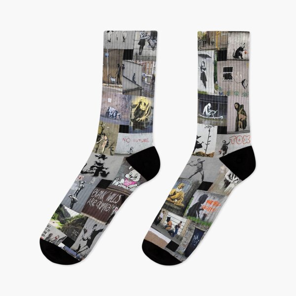 Item preview, Banksy designed and sold by Montage-Madness.