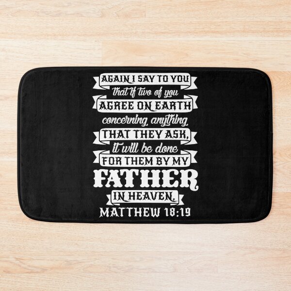 Item preview, Matthew 18:19 designed and sold by plushism.