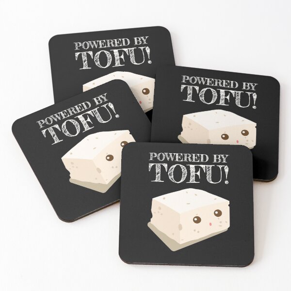 Item preview, Powered By TOFU Soy Vegan Vegetarian Food Veggie designed and sold by MooonTees.