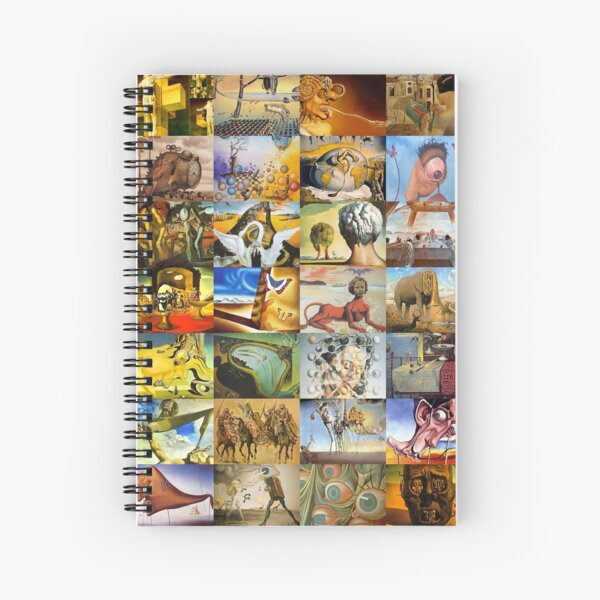 Salvador Dali Spiral Notebook