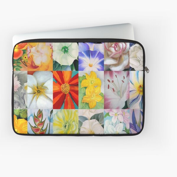 Vista previa del artículo con la obra «Flores de Georgia O'Keeffe», diseñado y vendido por Montage-Madness.