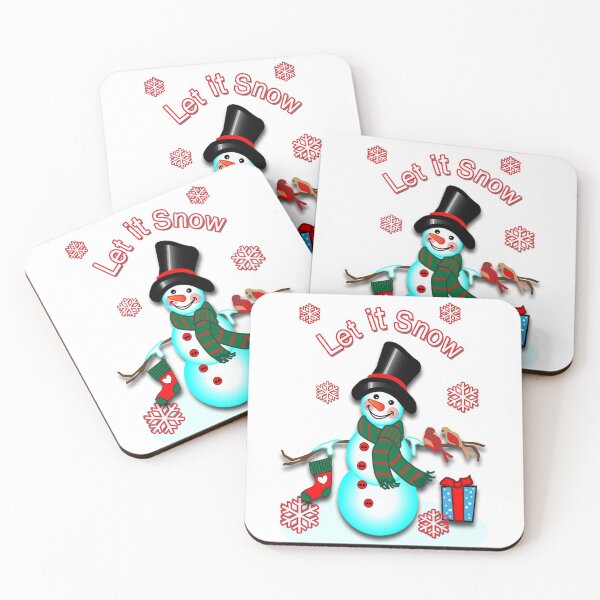 Item preview, Let it Snow, Snowman, Christmas and Holiday Fantasy Collection designed and sold by Sharon Schwalbe.
