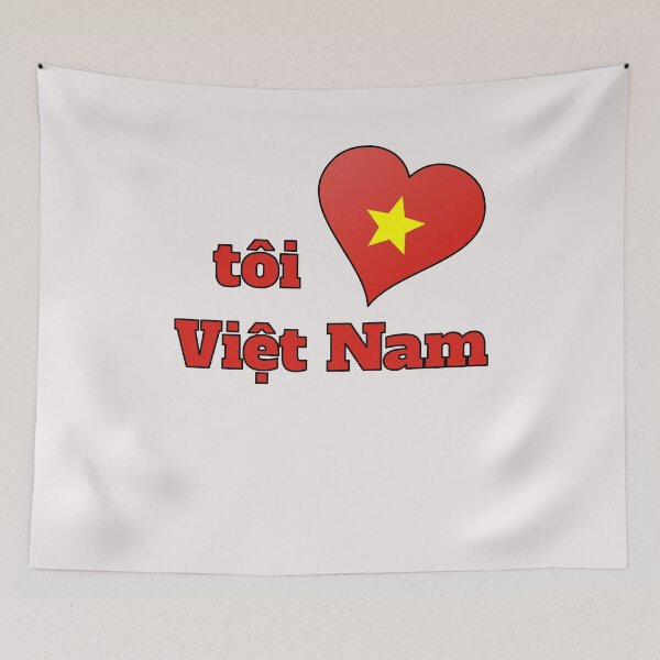 Item preview, Toi Yeu Vietnam Love Heart Love Land designed and sold by Naohiro.