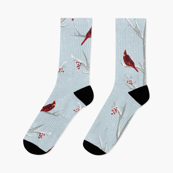 Item preview, Red Cardinal Bird In The Winter Forest designed and sold by Sandra Hutter.