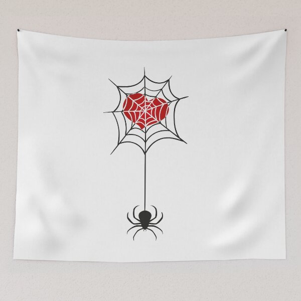 Item preview, Heart Spider Web Net Halloween Design designed and sold by Lighvision.