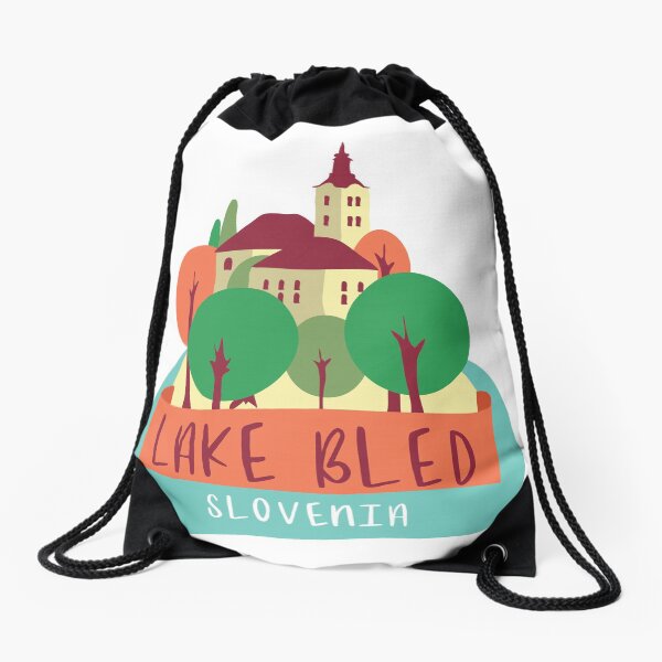 Lake Bled - Slovenia Drawstring Bag