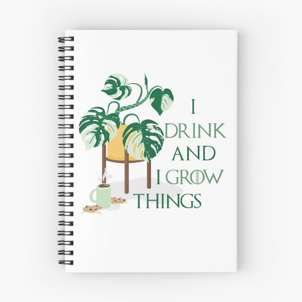 Item preview, I Drink And I Grow Things designed and sold by HarrietHarker.