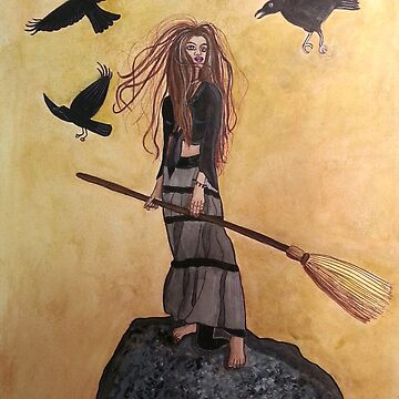 Artwork thumbnail, Tonight, I FLY! - Witch Art by Carol Ochs