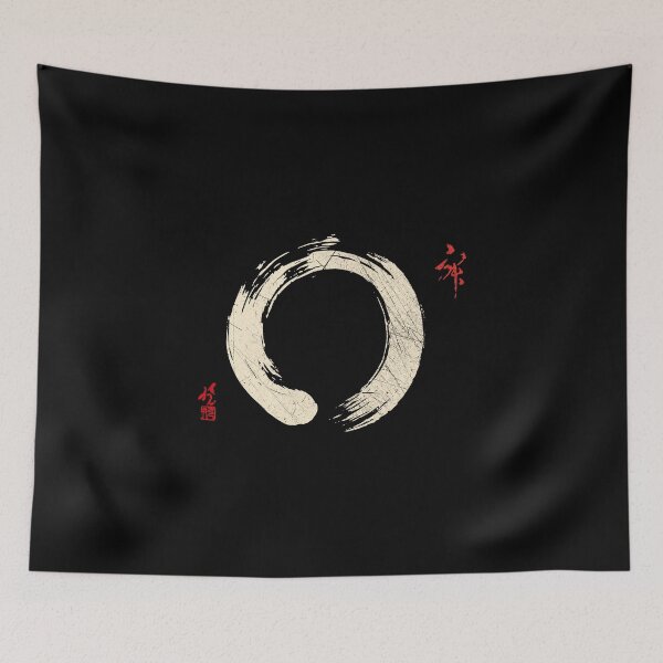 Item preview, Buddhism Meditation Yoga Bonsai Zen Enso Circle Goa Karma Om design designed and sold by A-Fashion.