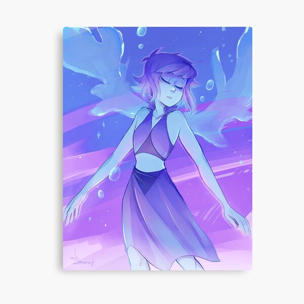 Purple and Blue Canvas Print