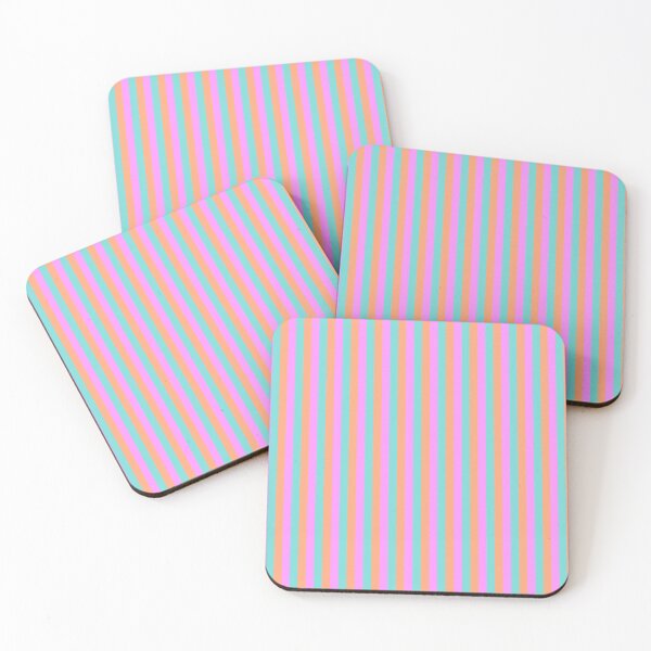 Item preview, Pink and Orange Stripe, Christmas and Holiday Fantasy Collection designed and sold by Sharon Schwalbe.