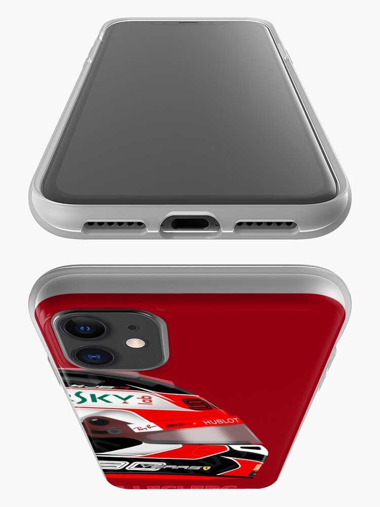 Coque iPhone « Casque Charles Leclerc 2019 », par JageOwen ...