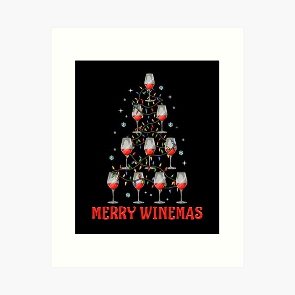 Portrait Details about   Wine Lover Christmas Sweater Merry Winemas Sticker 