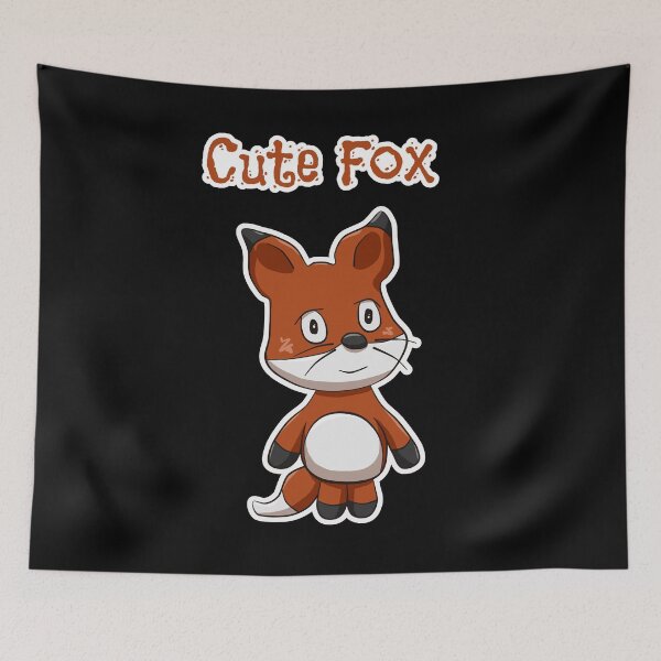 Item preview, Sweet fox red fox animal love child comic gift designed and sold by Weilichesmag.
