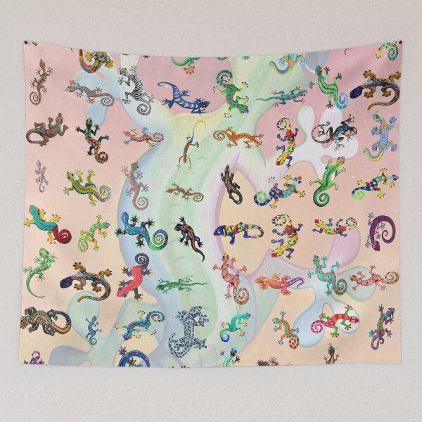 Item preview, Painted Geckos designed and sold by Montage-Madness.