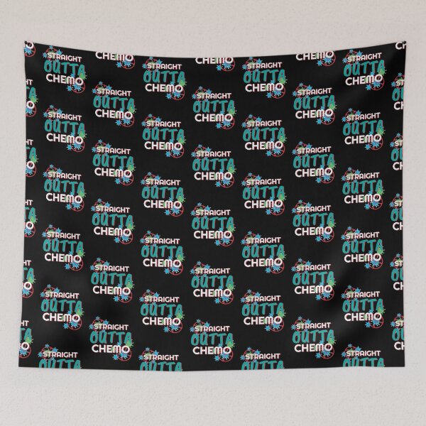 Item preview, Straight Outta Chemo Cancer Disease Therapy designed and sold by MooonTees.