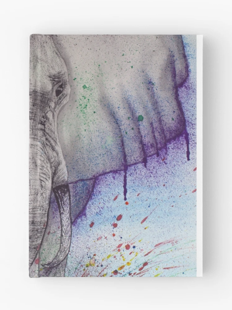 Thumbnail 1 of 3, Journal, Colorful Stomping Elephant designed and sold by RJ-Studios.