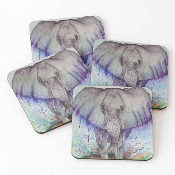 Item preview, Colorful Stomping Elephant designed and sold by RJ-Studios.