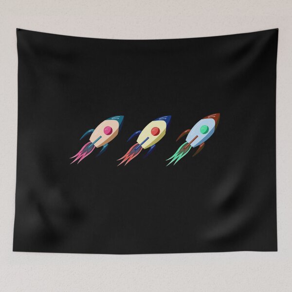 Item preview, Retro rocket spaceship universe universe gift designed and sold by Weilichesmag.