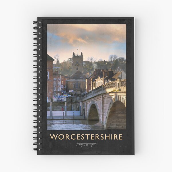 Item preview, Worcestershire Railway Poster designed and sold by andrewroland.