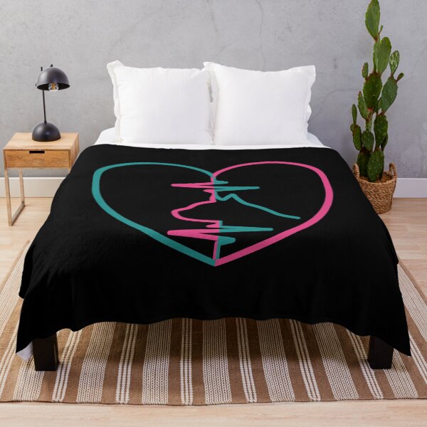 Item preview, Heartbeat heart cat hangover pet present shirt designed and sold by Weilichesmag.