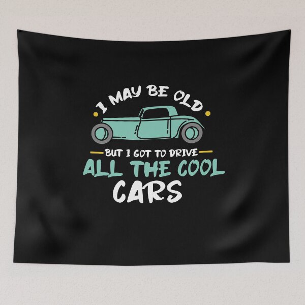 Item preview, I May Be Old Cool Cars Car Sports Car Tuning designed and sold by MooonTees.