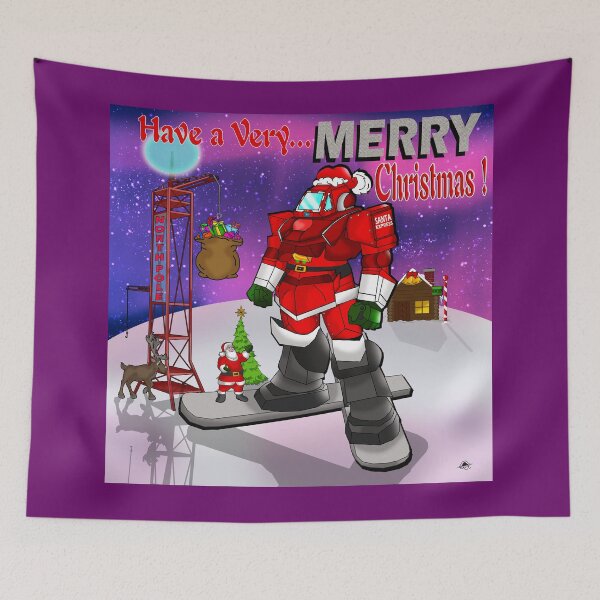 Item preview, Merry Christmas Robot designed and sold by Lytebound.