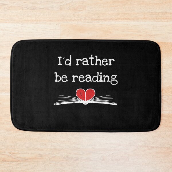 Item preview, I'd rather be reading reading book love heart shirt designed and sold by Weilichesmag.