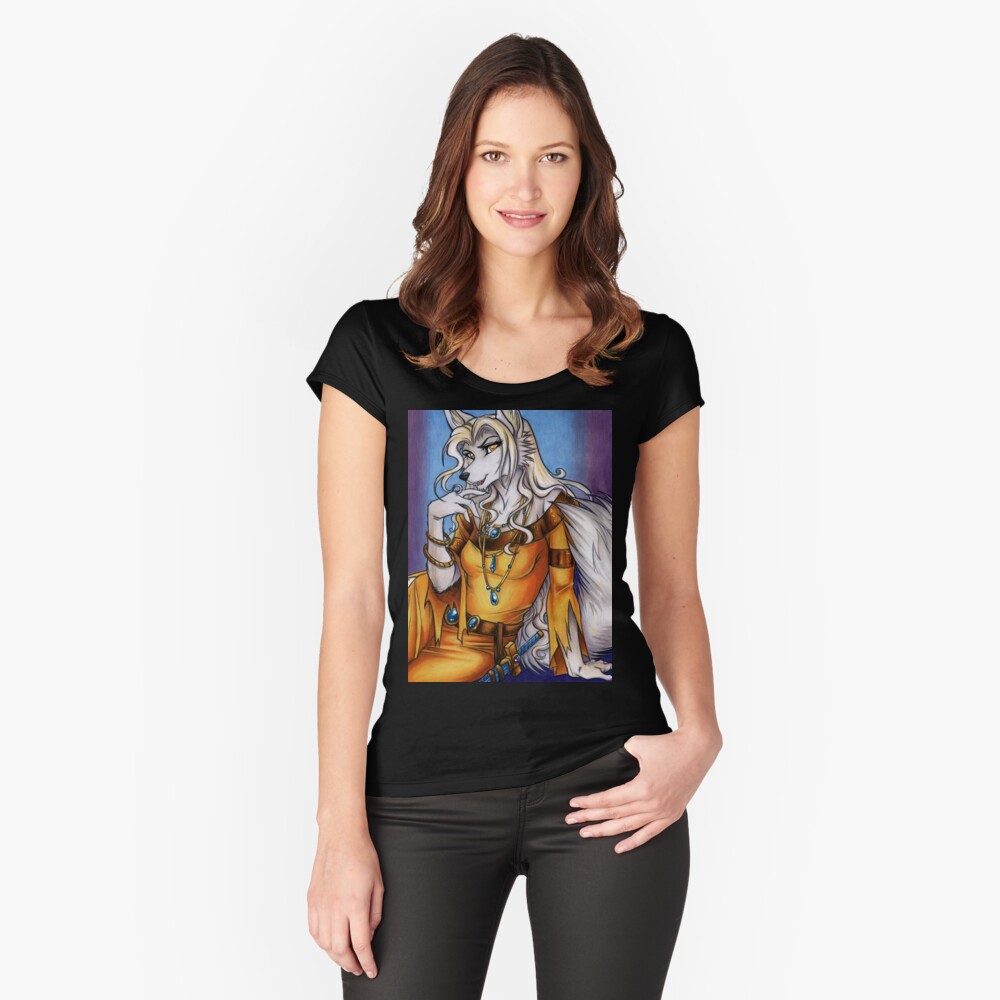 Item preview, Fitted Scoop T-Shirt designed and sold by cybercat.