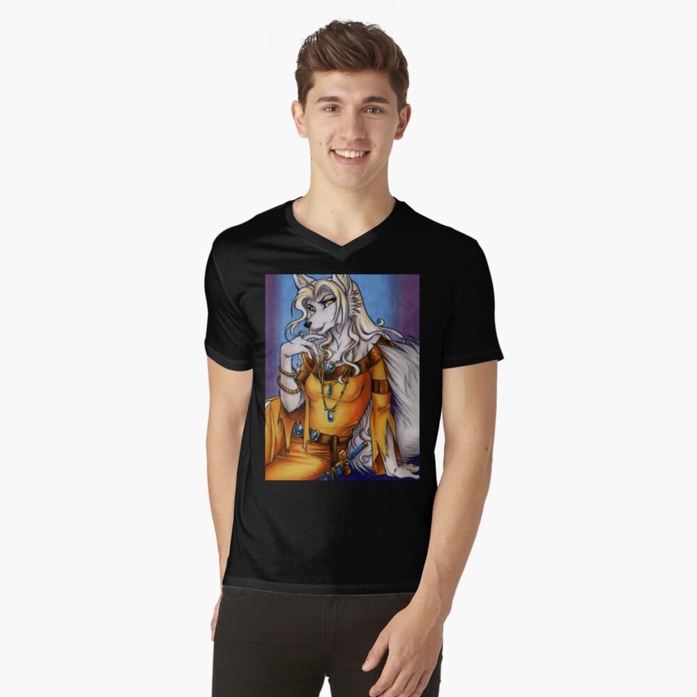 Item preview, V-Neck T-Shirt designed and sold by cybercat.