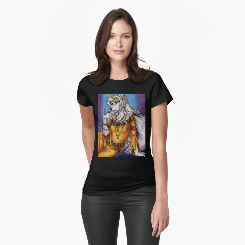 Item preview, Fitted T-Shirt designed and sold by cybercat.